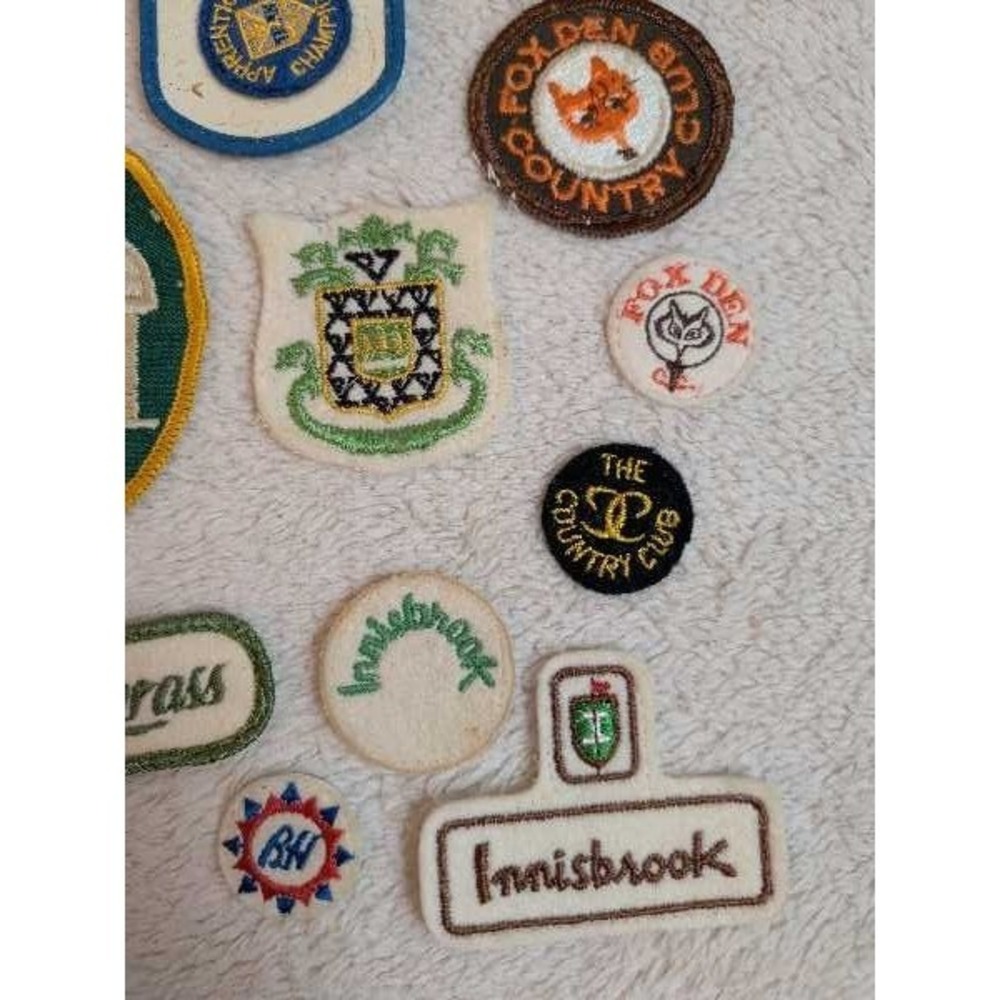 VTG Lot 21 Golf Course Country Club Embroidered Patches Bundle - Picture 7 of 16